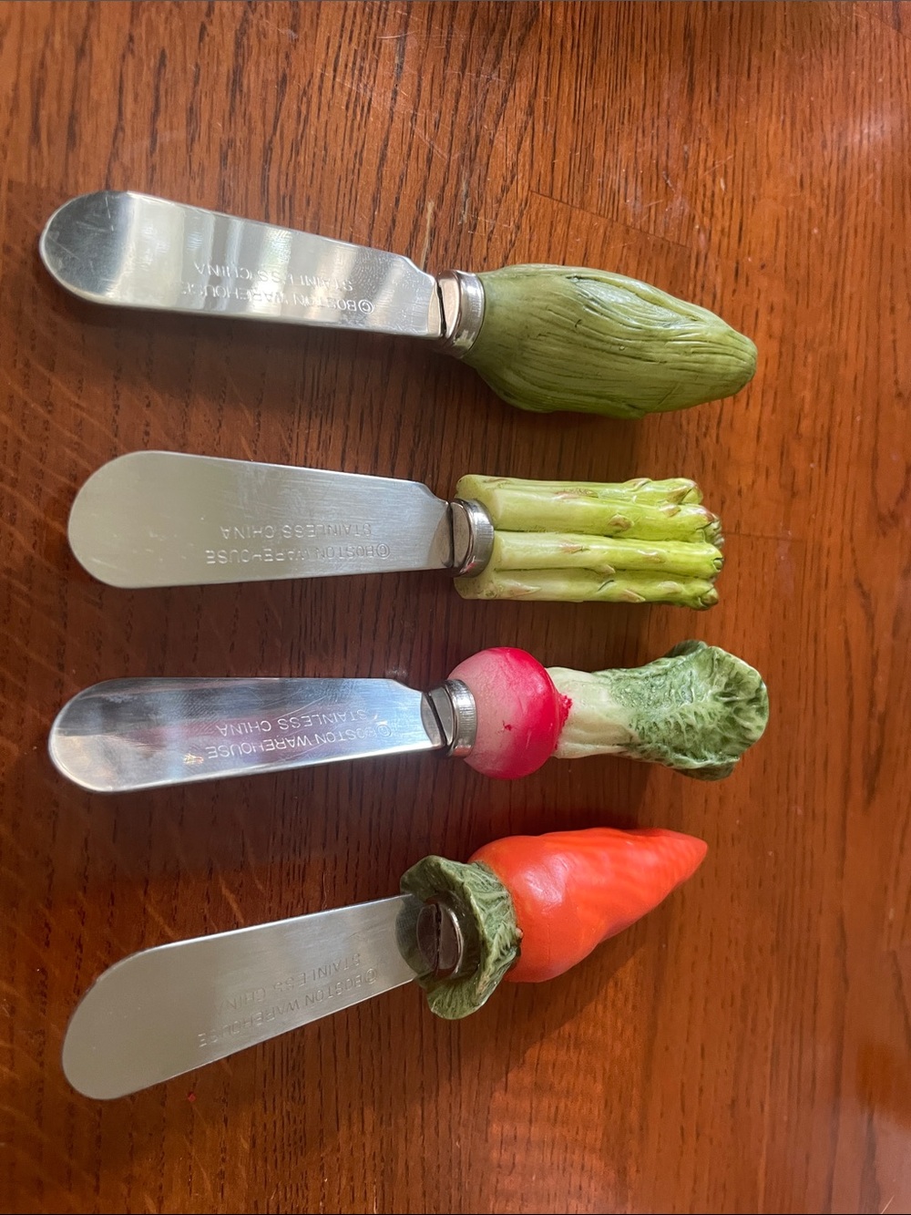 Boston Warehouse Green Vegetable Spreader Box